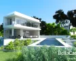 Lichtdurchflutete Luxus Meeres Villa mit 22 m Pool, Port Adriano