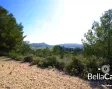 Finca Baugrundstück mit Talblick auf Porreres und Bauprojekt