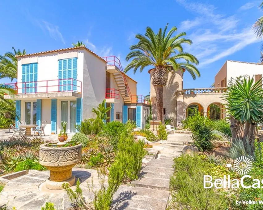 Romantische Turm Finca mit Gästetrakt / Es Trenc