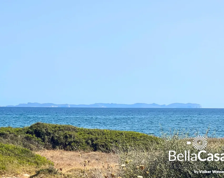 Apartment in 1. Meereslinie mit Blick auf die Insel Cabrera und das Meer
