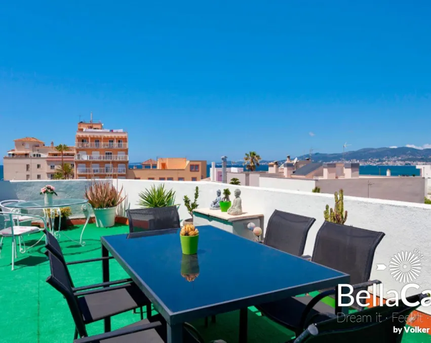 Penthouse mit privater Dachterrasse in Ciudad Jardin / Palma d. M.