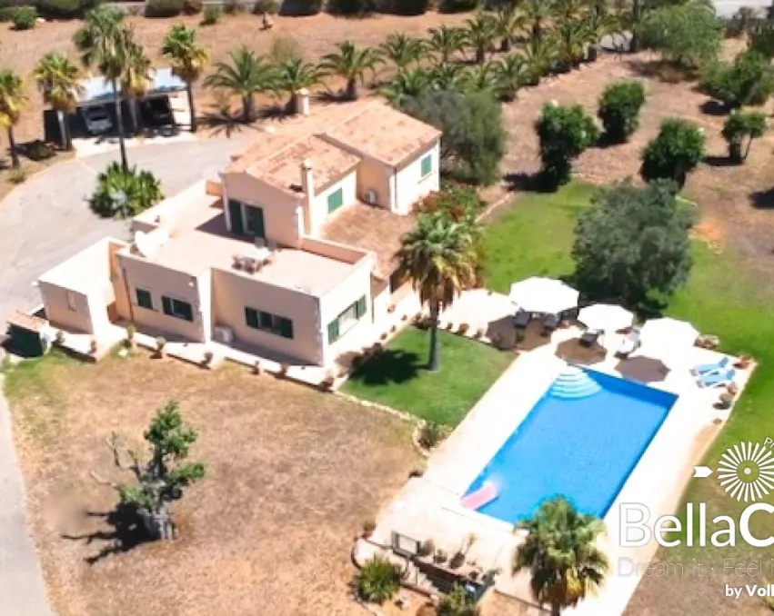 Moderne Finca mit Gästehaus nahe Porto Petro und der Cala Mondrago