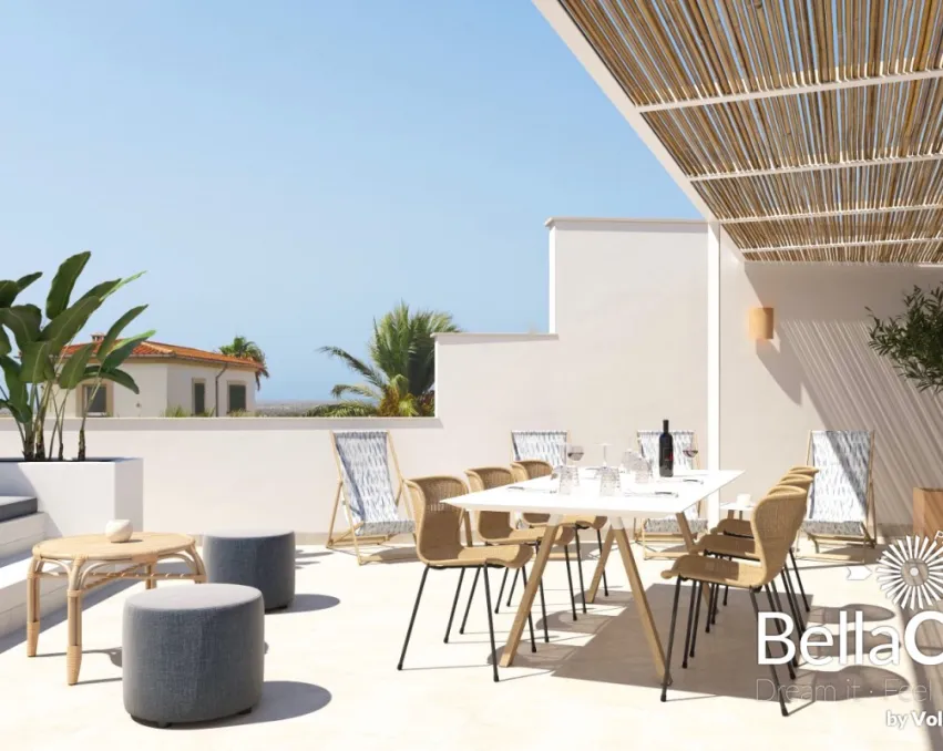 Восстановленный таунхаус в самом центре живописной деревни С' Алькерия Бланка