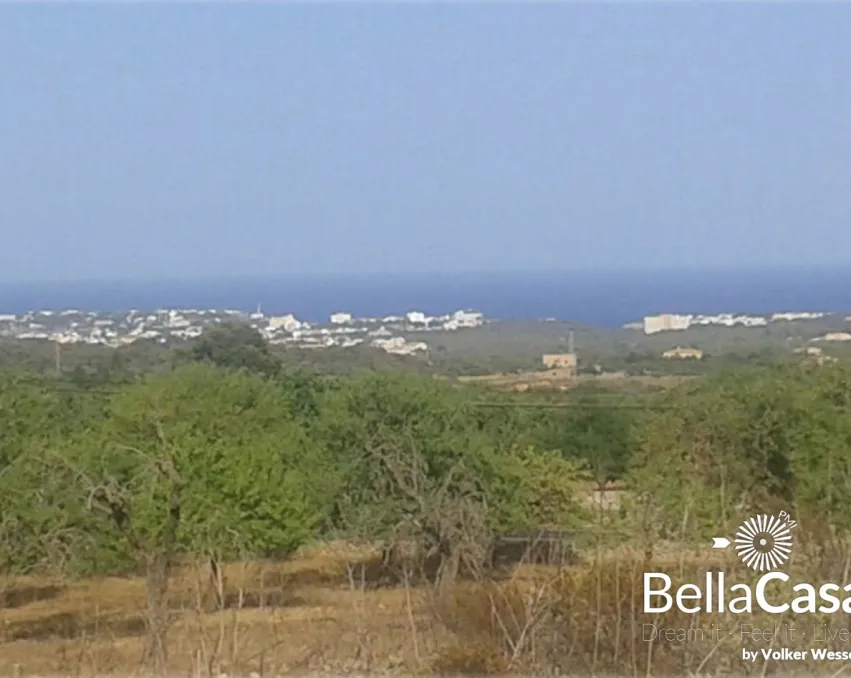 Участок виллы с видом на море с действующей лицензией на проект над Порто-Колом