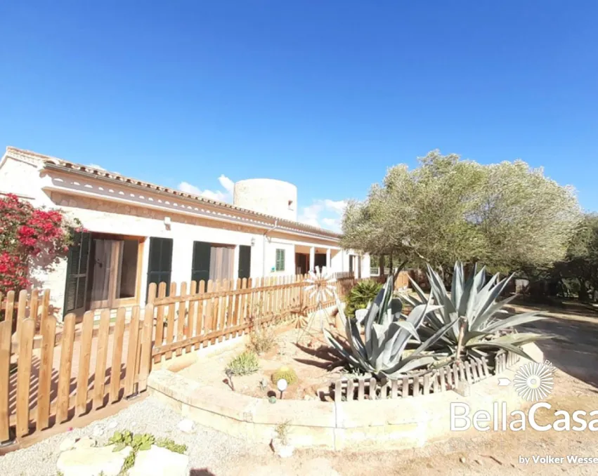 Lodge Turmfinca in einem Biotop nahe Ses Salines